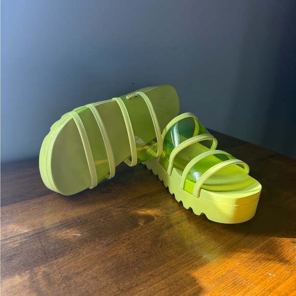 Reef Neon green/yellow Strappy Sandal - Picture 3 of 3